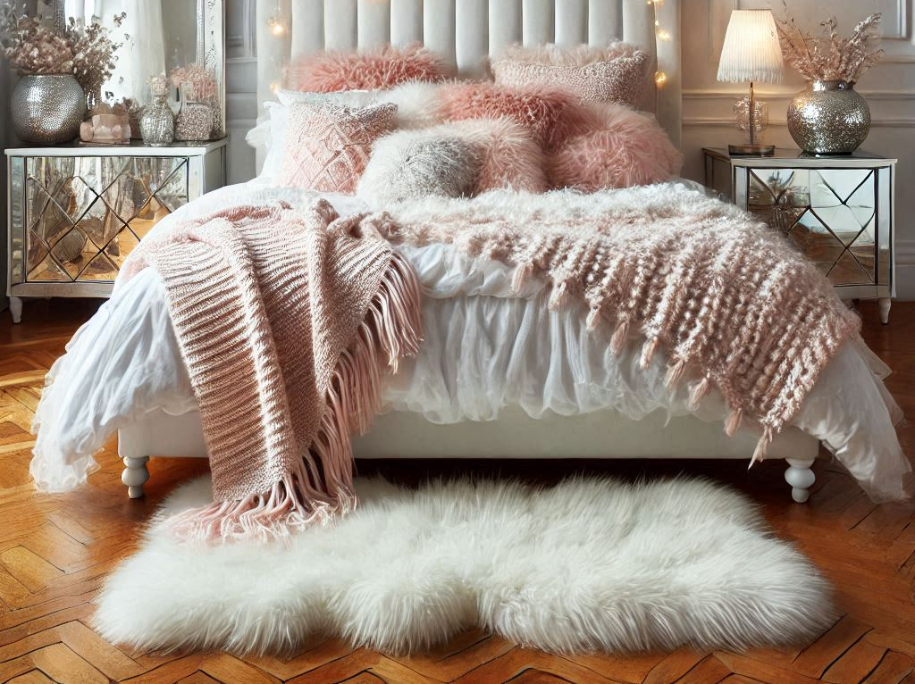 affordable and glam bedroom decor