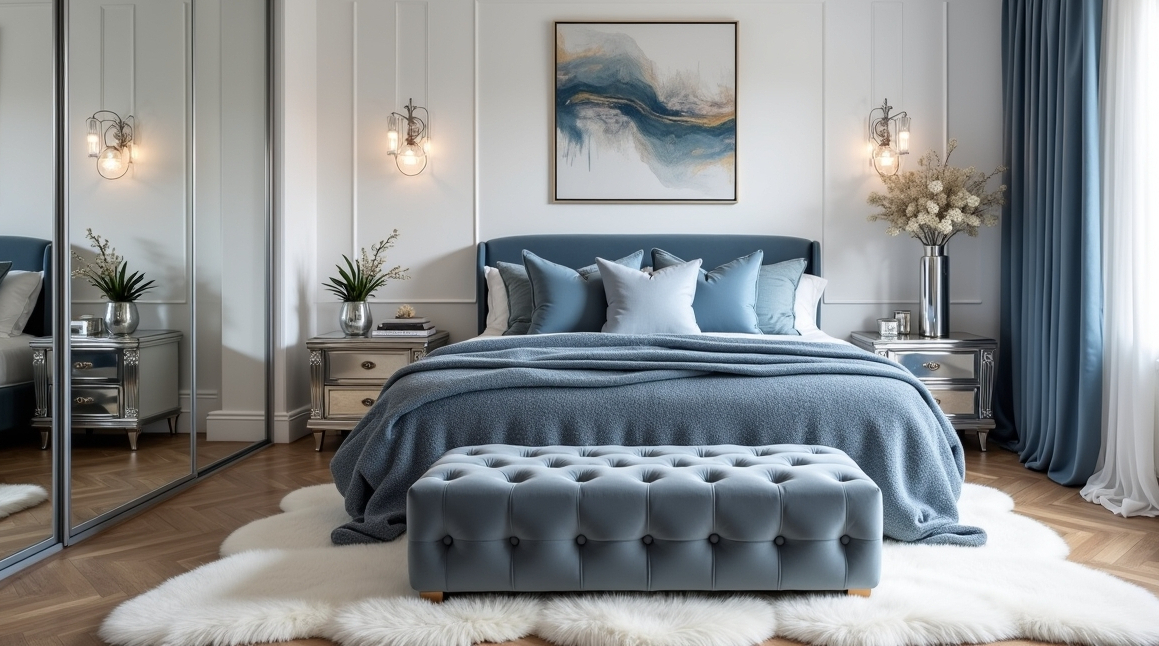 affordable and glam bedroom decor