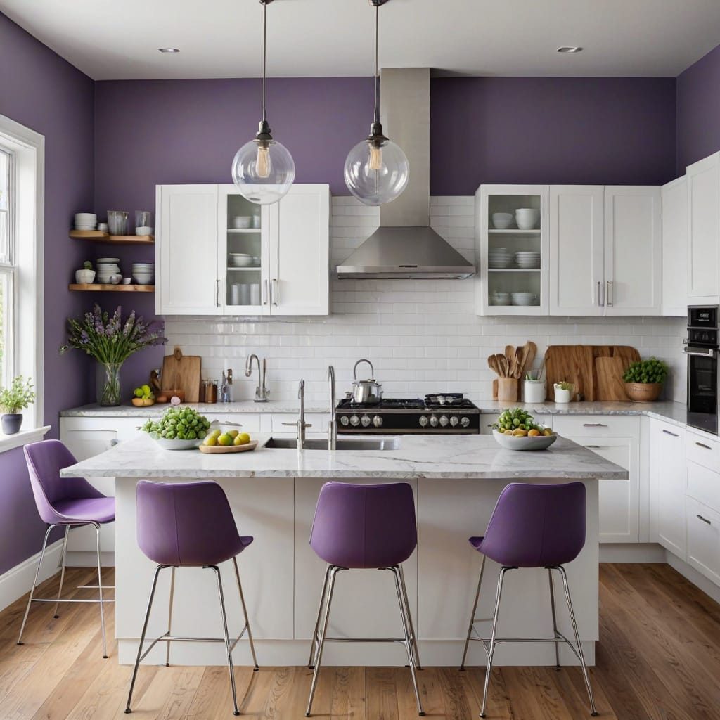  affordable purple kitchen decor
