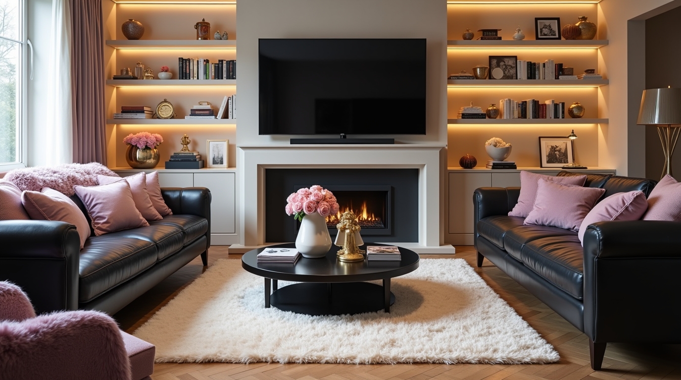 modern living room on a budget