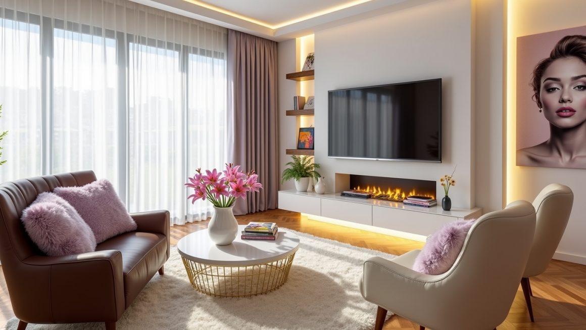 How to decorate a modern living room on a budget