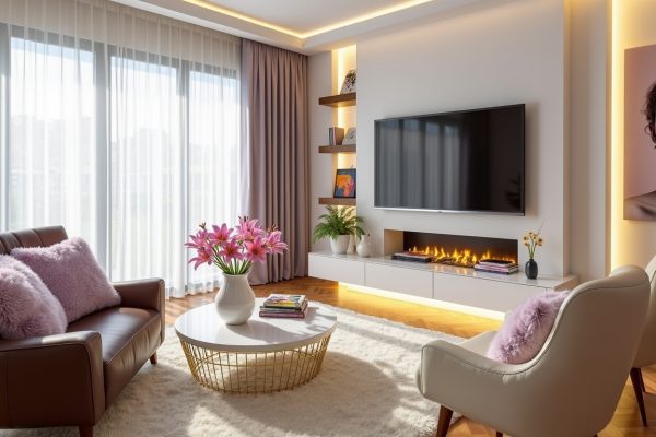 How to decorate a modern living room on a budget