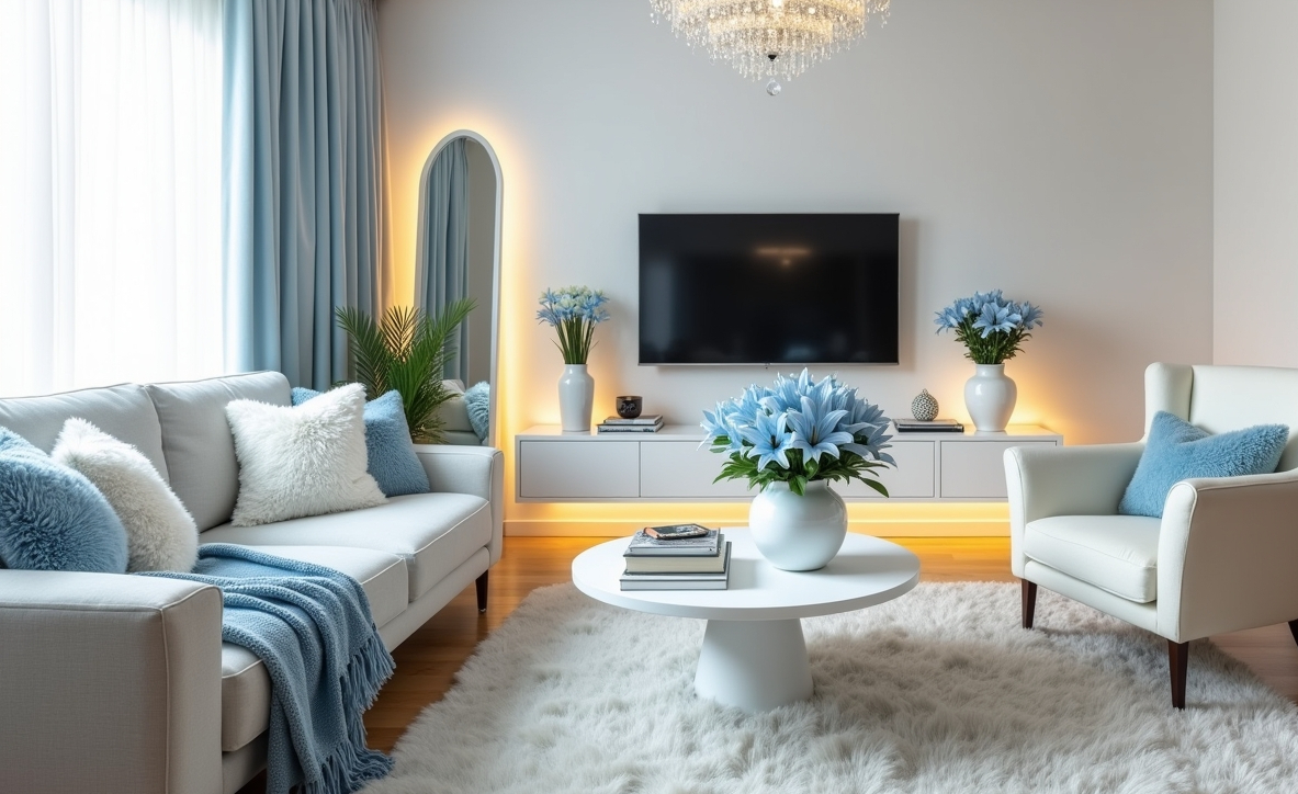 modern living room on a budget