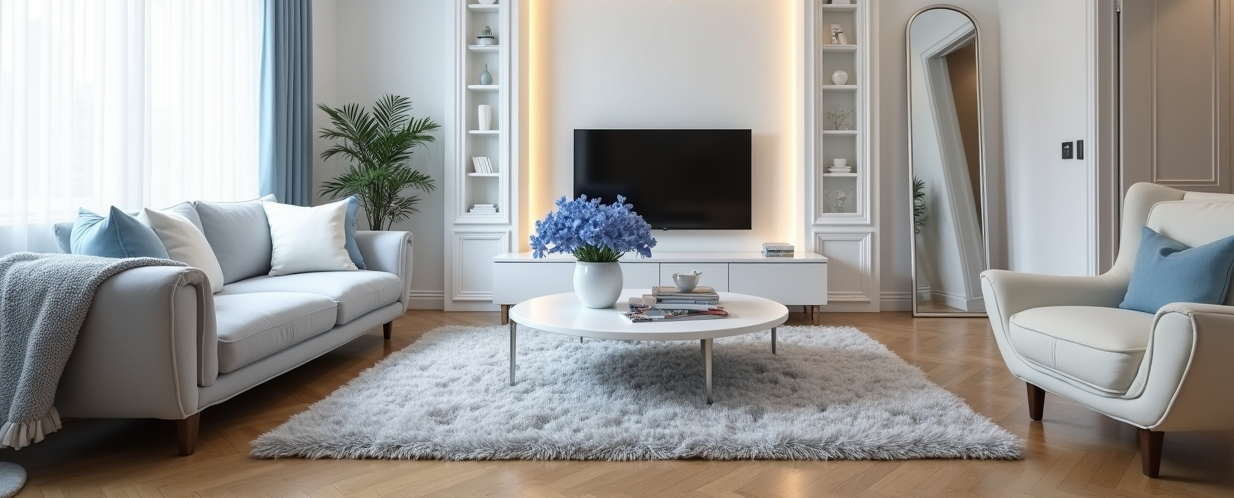 modern living room on a budget