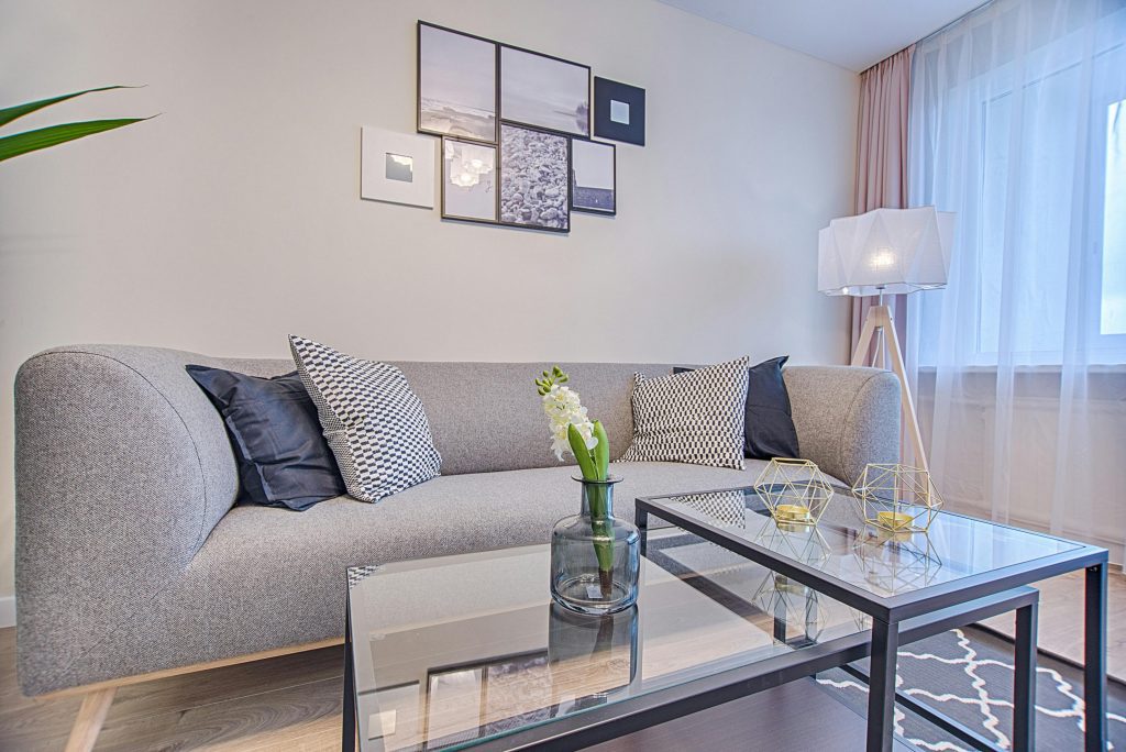 modern living room on a budget
