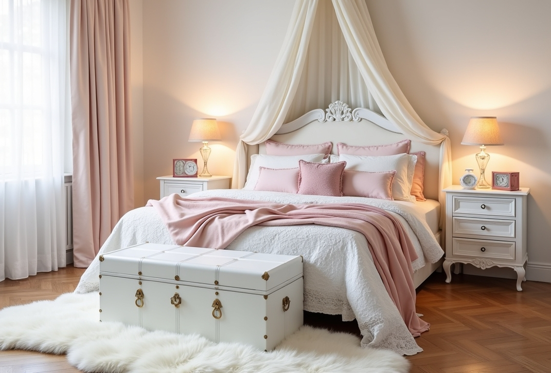 vintage bedroom decor