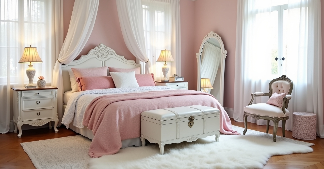 vintage bedroom decor