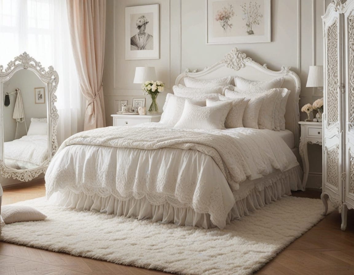 vintage bedroom decor