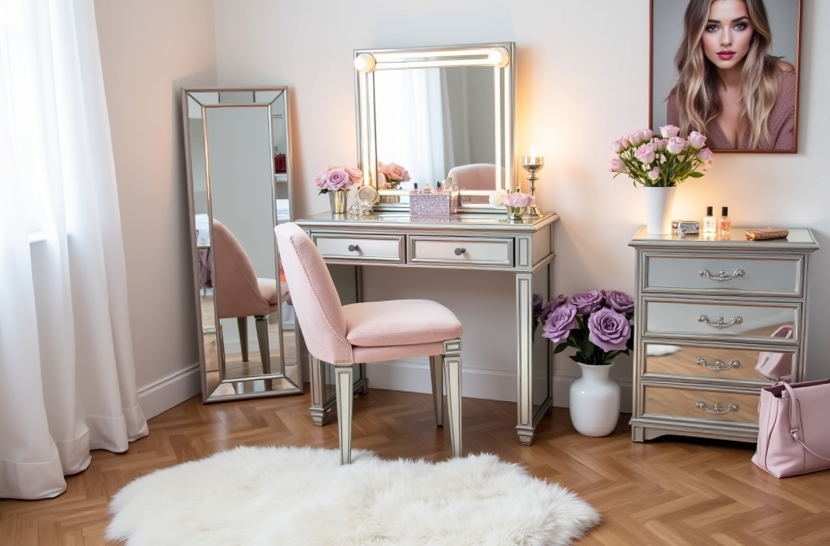 vanity table on a budget