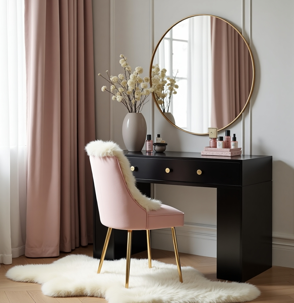 vanity table on a budget