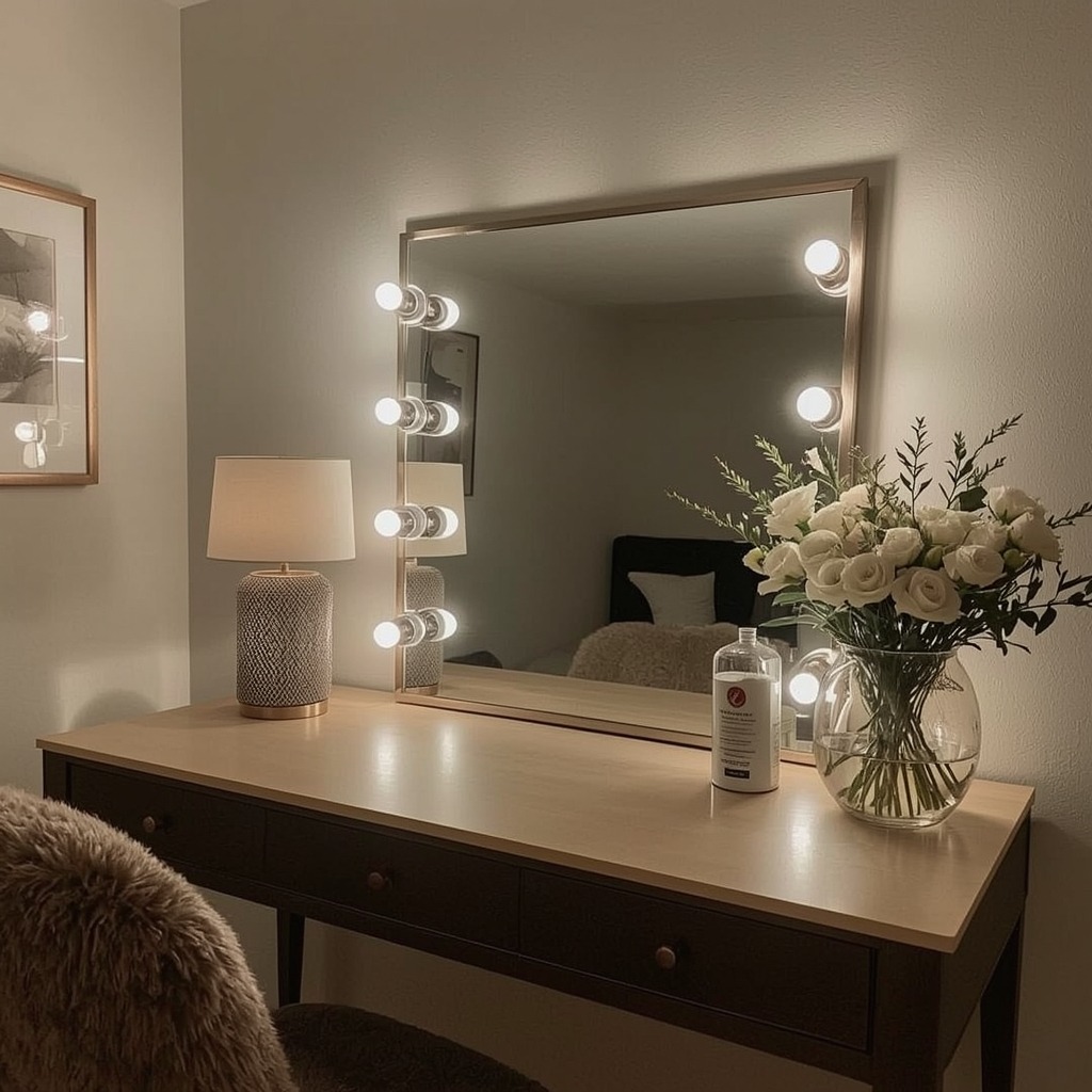vanity table on a budget