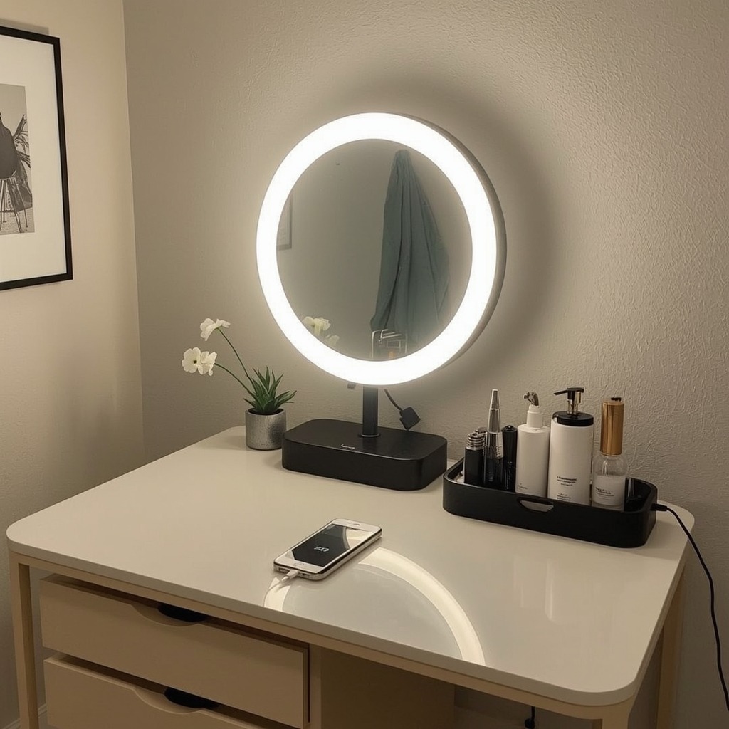 vanity table on a budget
