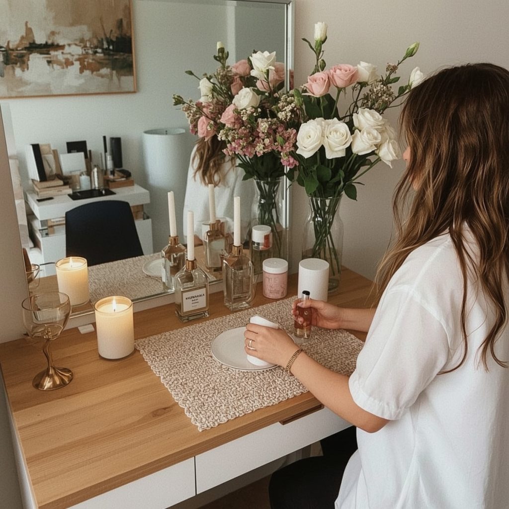 vanity table on a budget