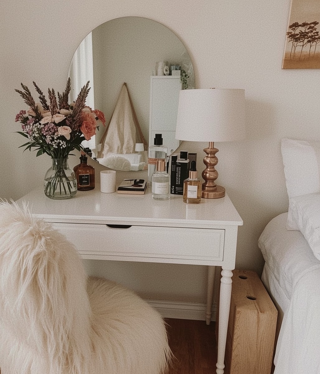vanity table on a budget
