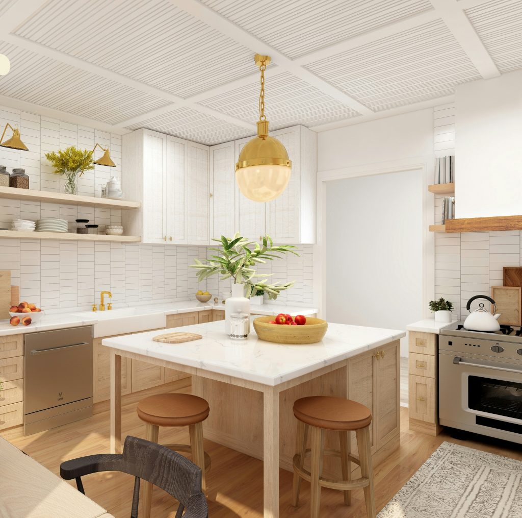 neutral tones kitchen decor