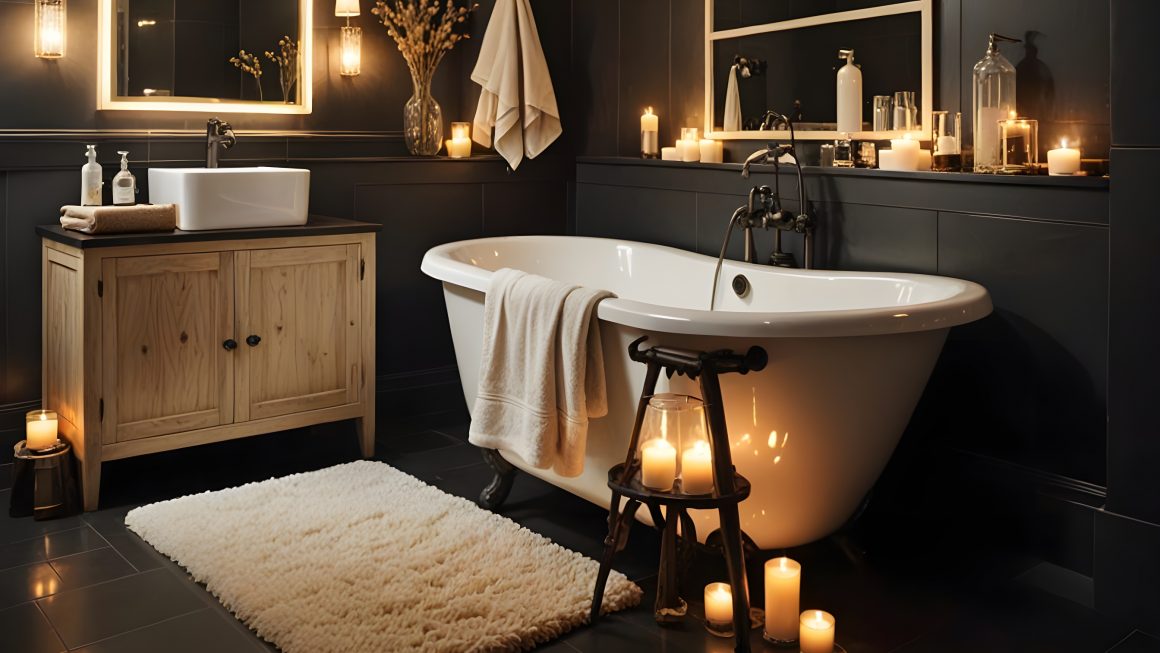 How to add the matte black trend to your bathroom decor