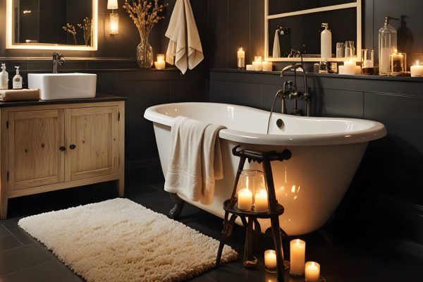 How to add the matte black trend to your bathroom decor