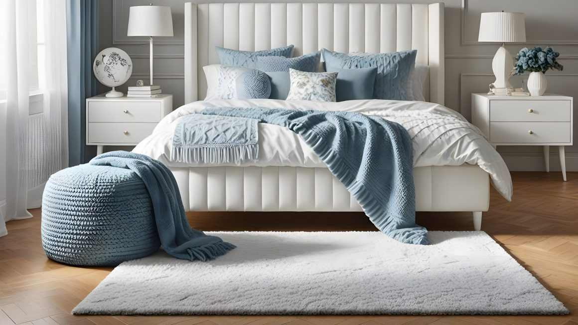 Best affordable ways to style a blue bedroom decor