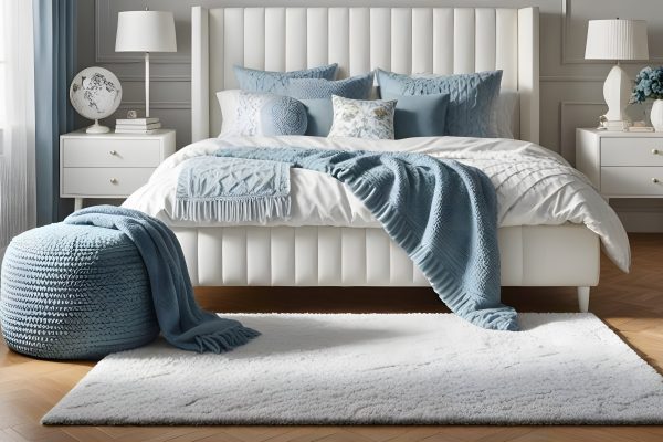 Best affordable ways to style a blue bedroom decor