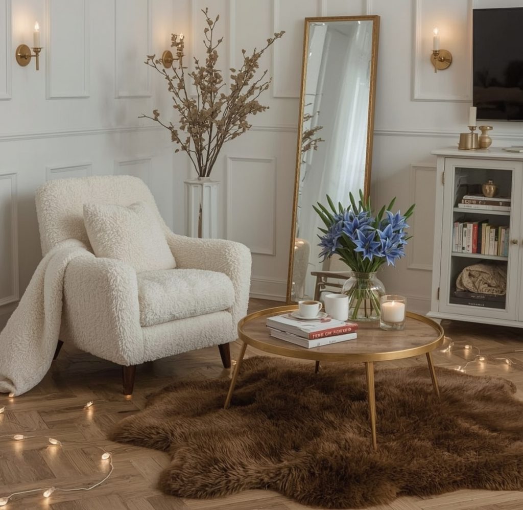 cosy reading nook