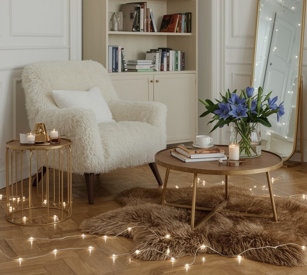 cosy reading nook