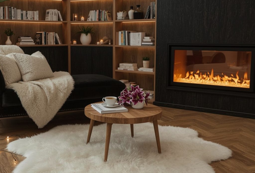 cosy reading nook