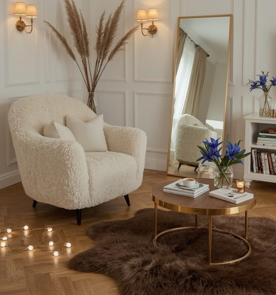 cosy reading nook