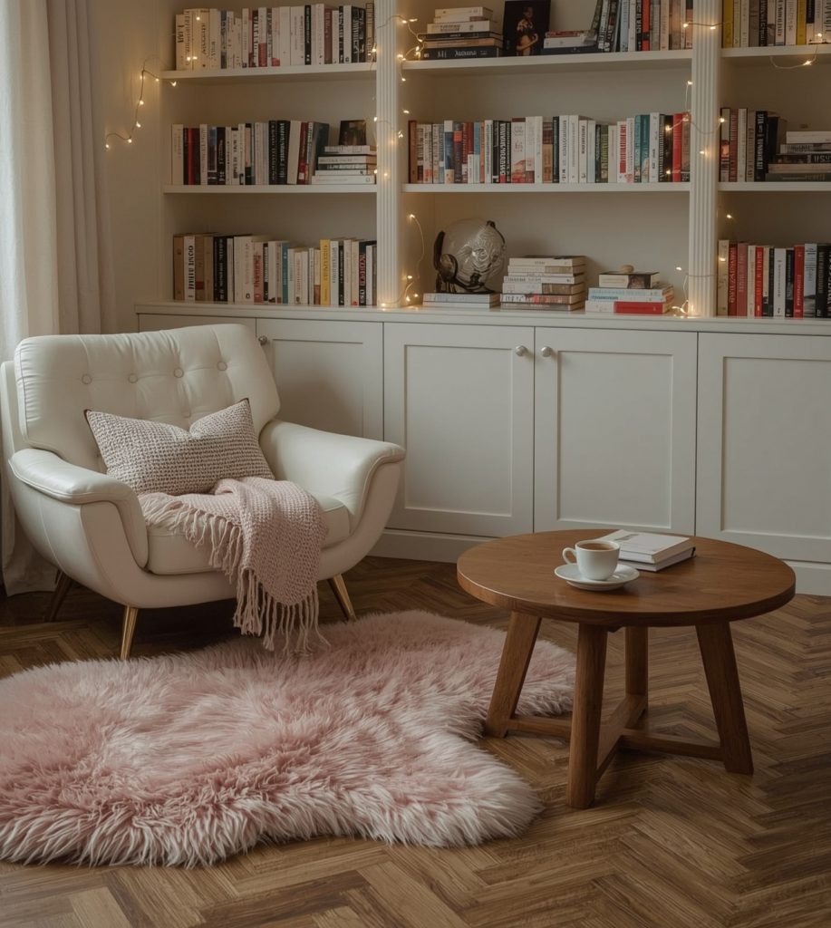 cosy reading nook