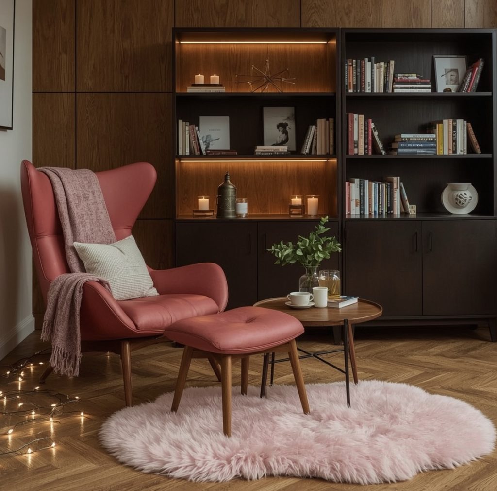 cosy reading nook