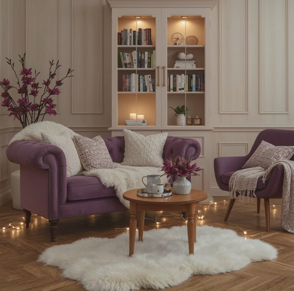 cosy reading nook
