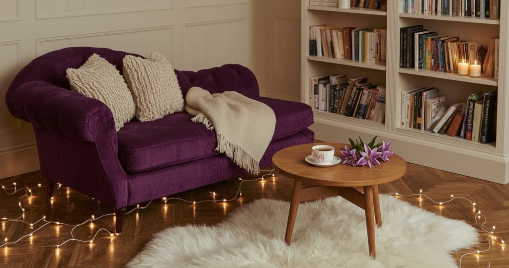 cosy reading nook
