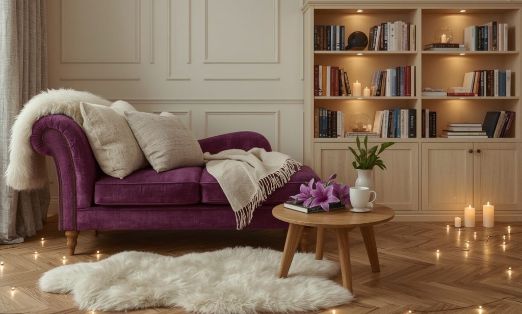 cosy reading nook