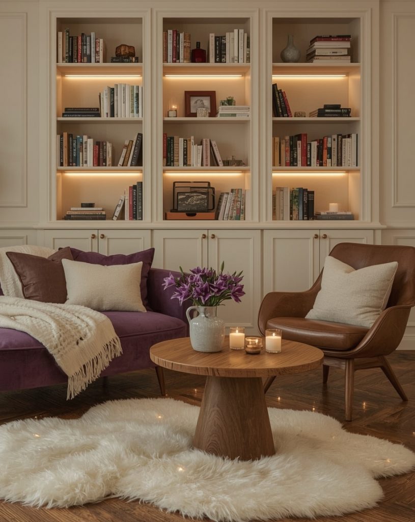 cosy reading nook