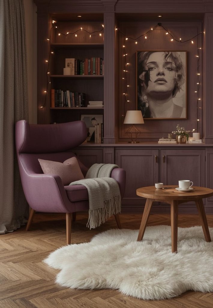 cosy reading nook