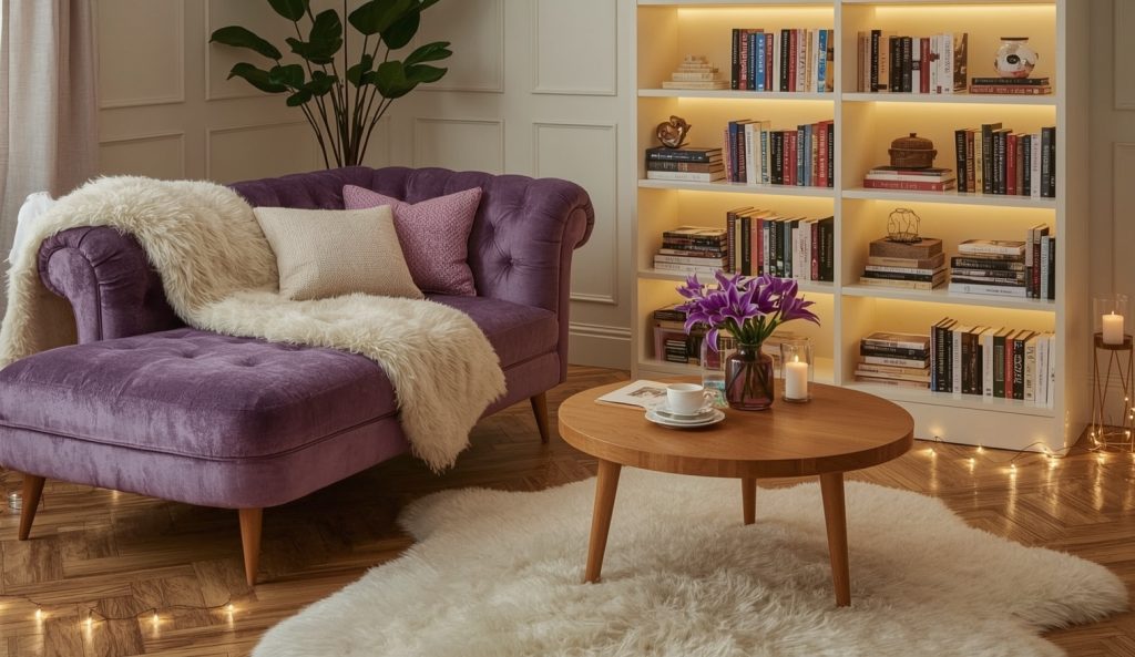 cosy reading nook