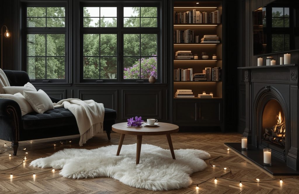 cosy reading nook
