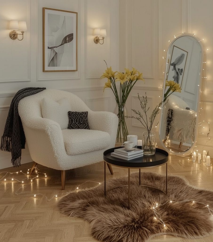 cosy reading nook