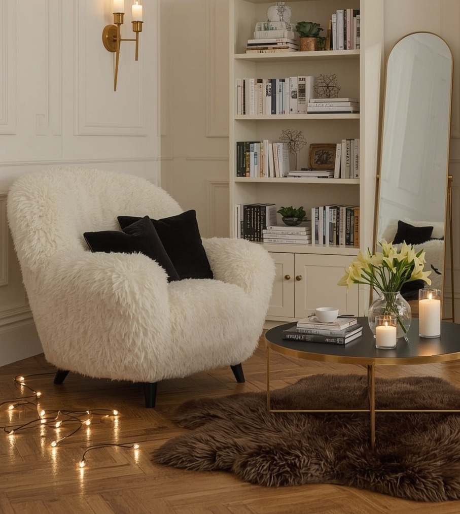 cosy reading nook