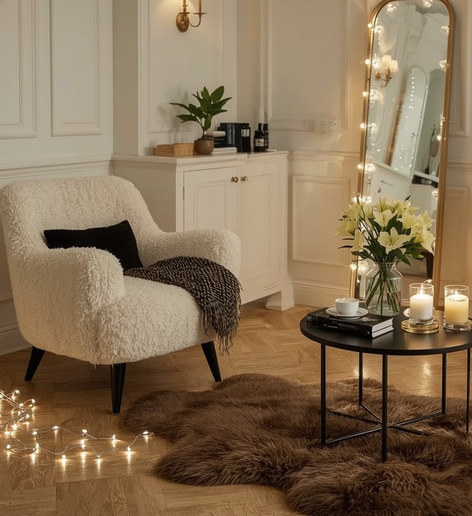 cosy reading nook