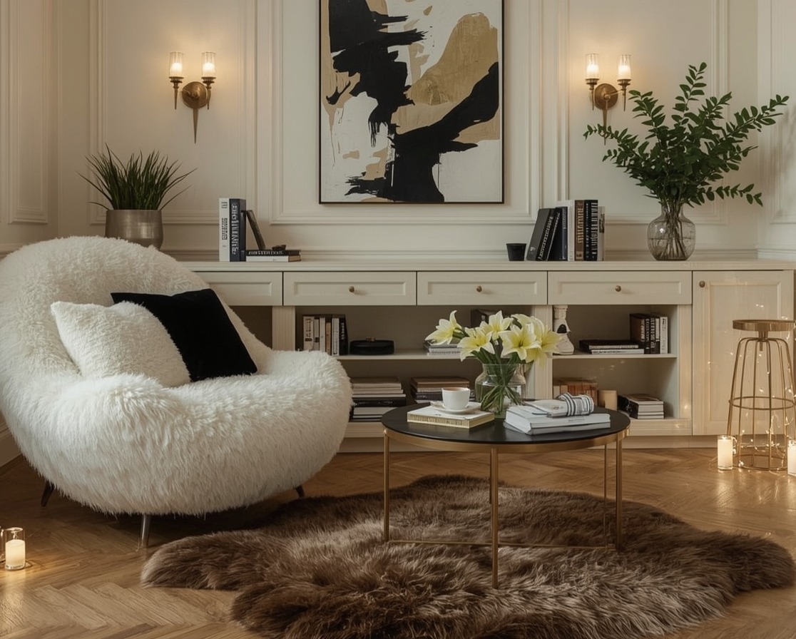 cosy reading nook