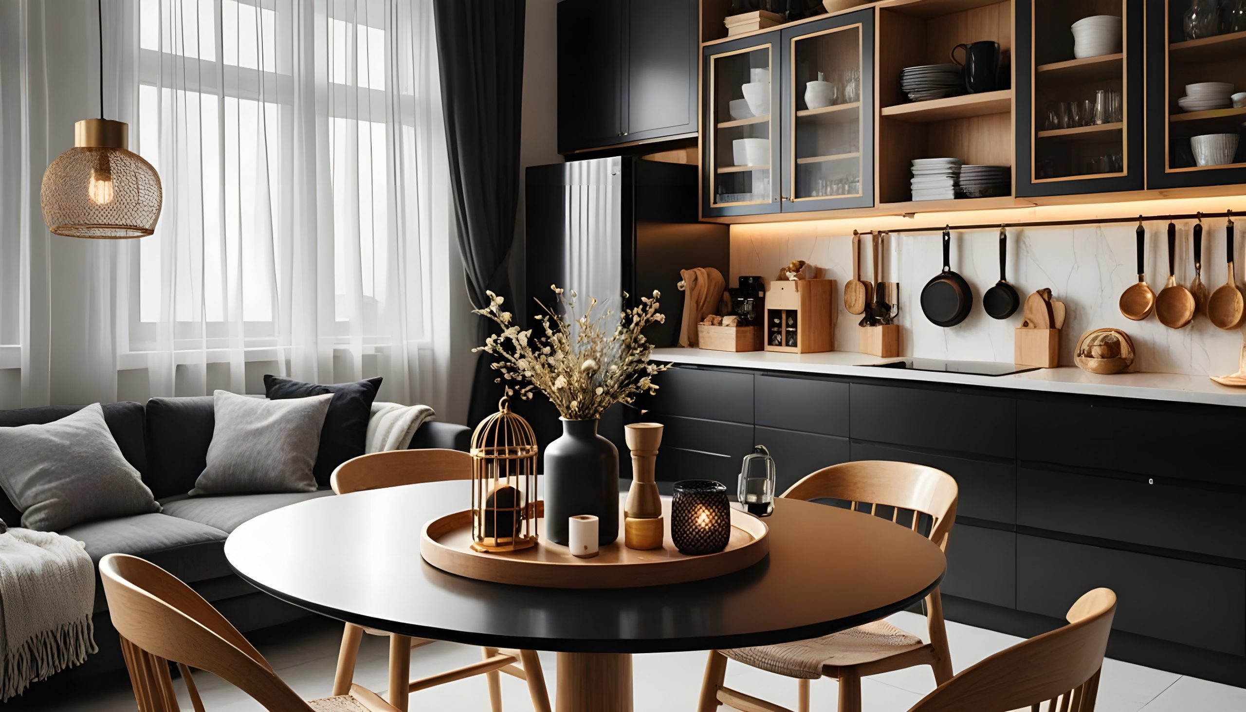 wood kitchen decor 