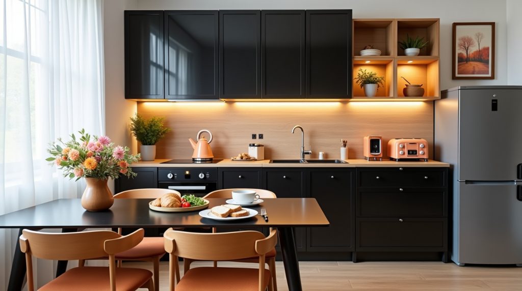 wood kitchen decor 