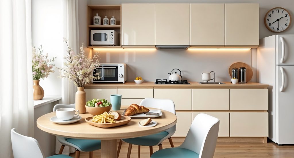 wood kitchen decor 