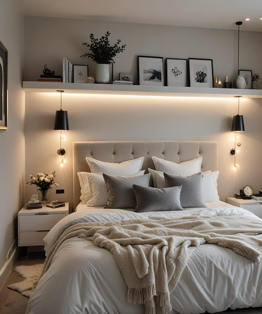 stylish small bedroom