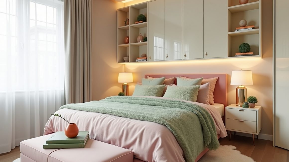 stylish small bedroom