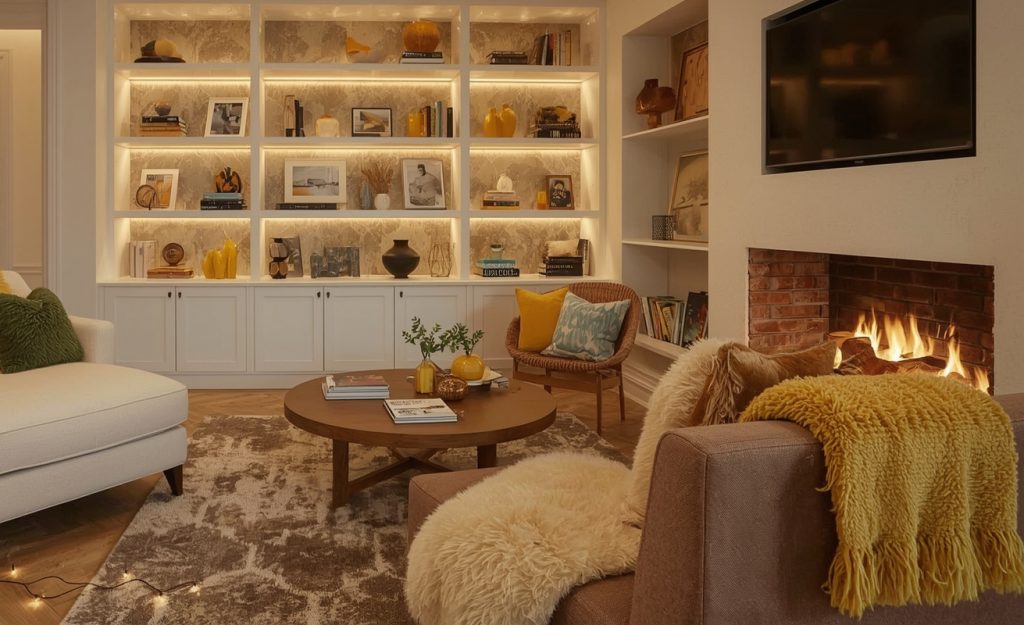 yellow living room