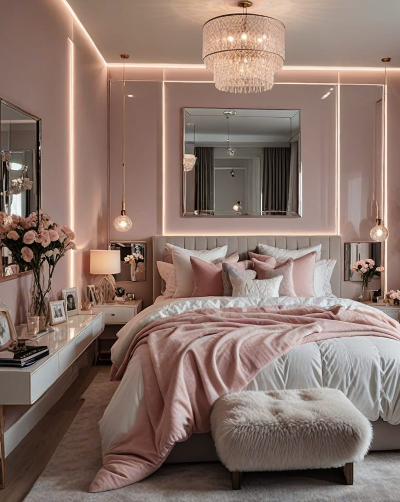stylish small bedroom