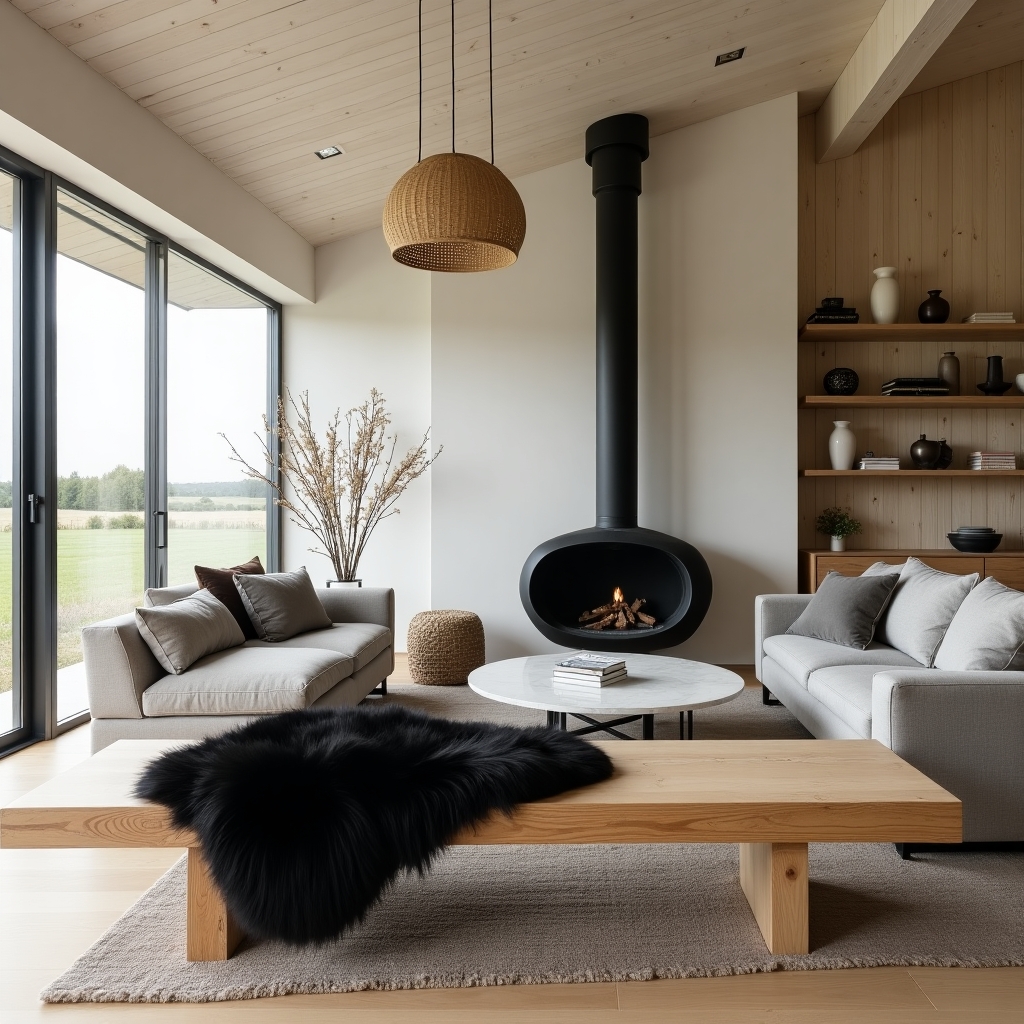 country-style living room