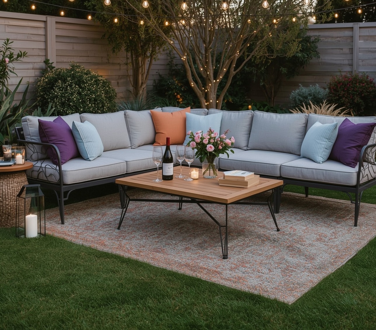 budget outdoor decor
