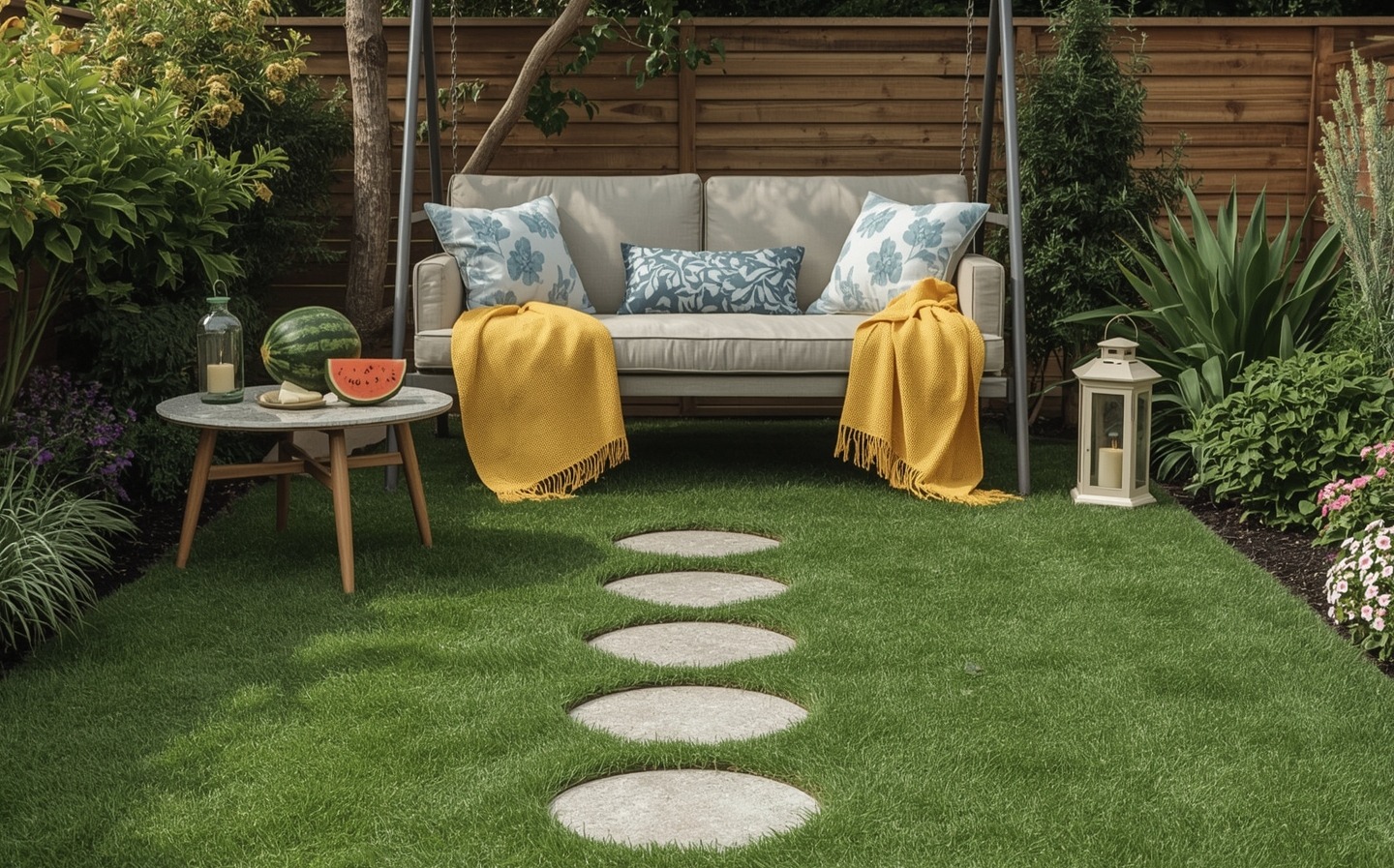 budget outdoor decor